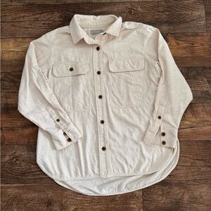 Everlane Cream Button Up Shirt